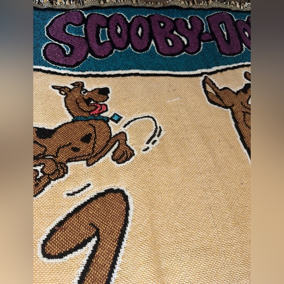 Vintage 1999 The Northwest Company x Cartoon Network Scooby Doo Throw Blanket! - Picture 6 of 9